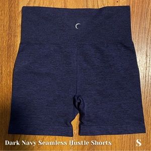 Dark Navy Seamless Hustle Shorts Small S Zyia